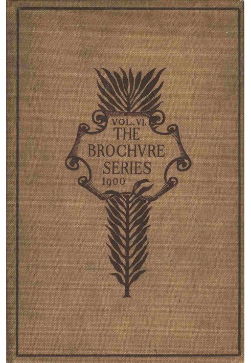 Серия брошюр об архитектурных иллюстрациях, том. 06, № 11, ноябрь 1900 г. Работа сэра Кристофера Рена