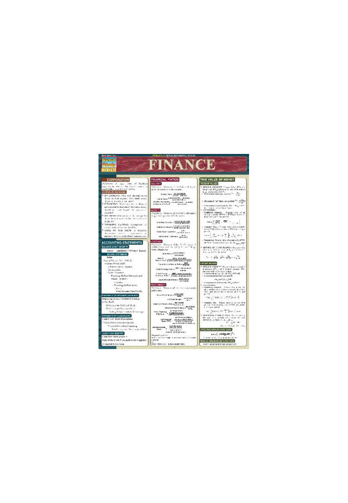 BarCharts QuickStudy Finance