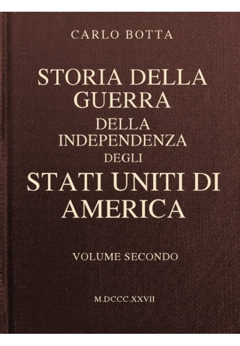 History of the War of Independence of the United States of America, vol. 2