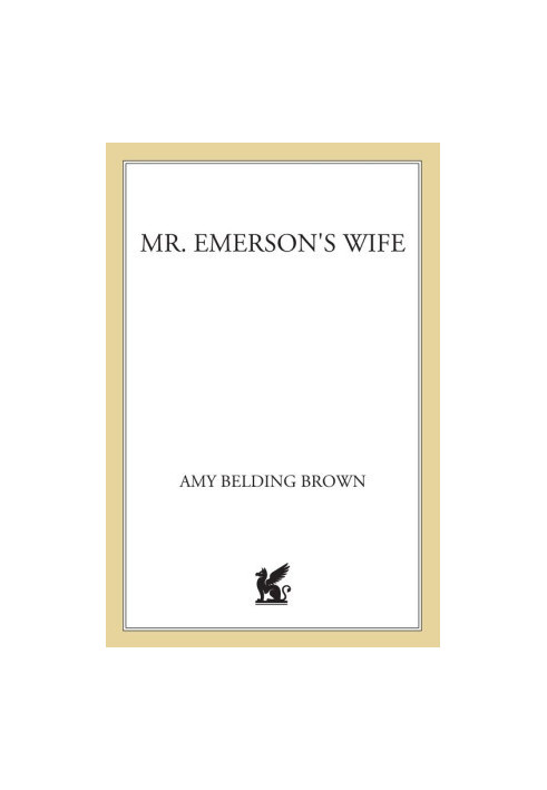 Mr. Emerson's Wife