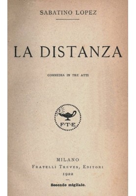 The distance: comedy in three acts