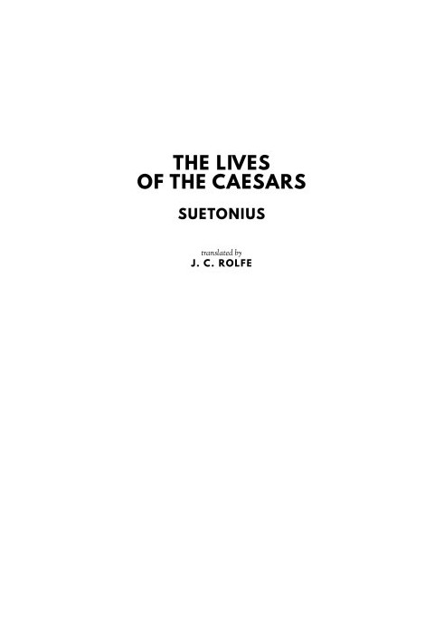 The Lives of the Caesars