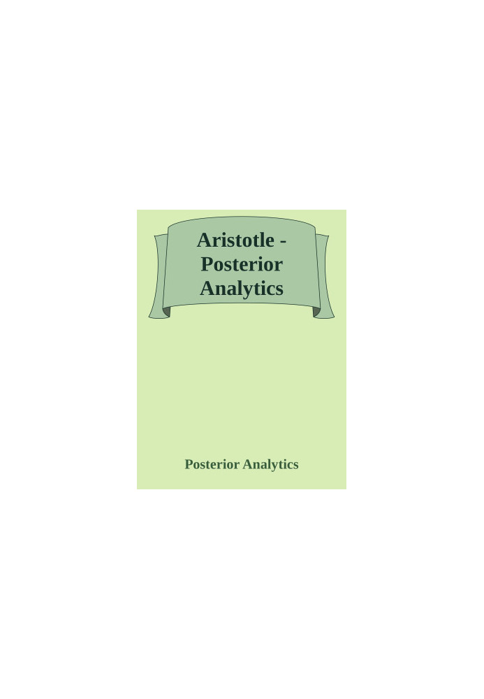 Posterior Analytics