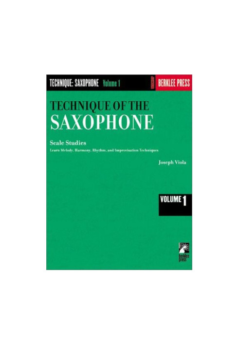 Technique of the Saxophone: Scale Studies