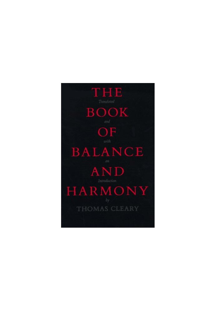 The Book of Balance and Harmony