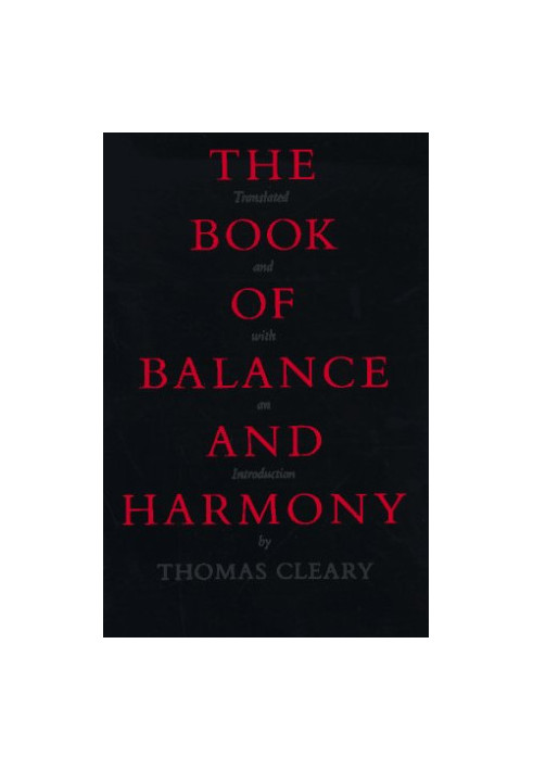 The Book of Balance and Harmony