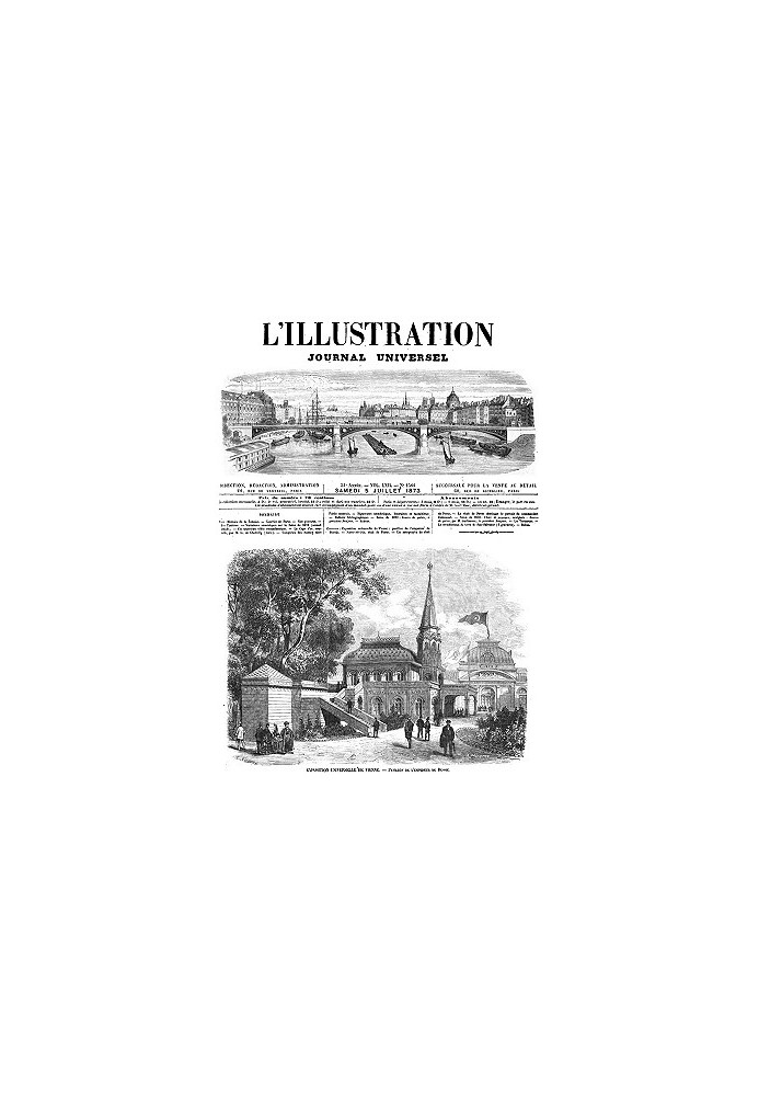 L'Illustration, № 1584, 5 липня 1873 р