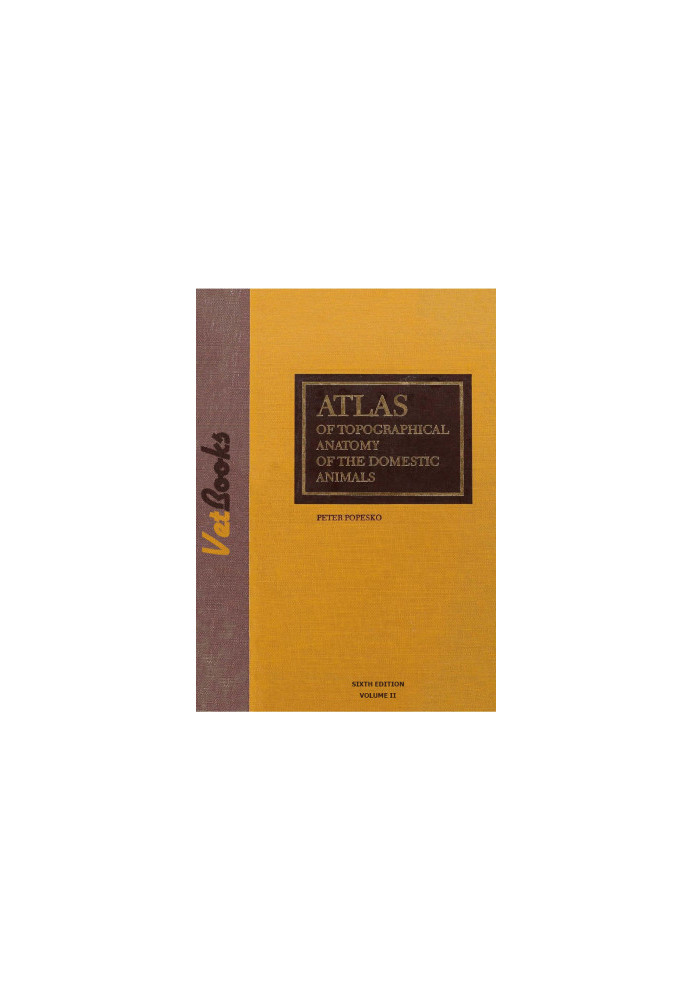 Atlas of Topographical Anatomy of the Domestic Animals, Volume II, Trunk, 6th Edition