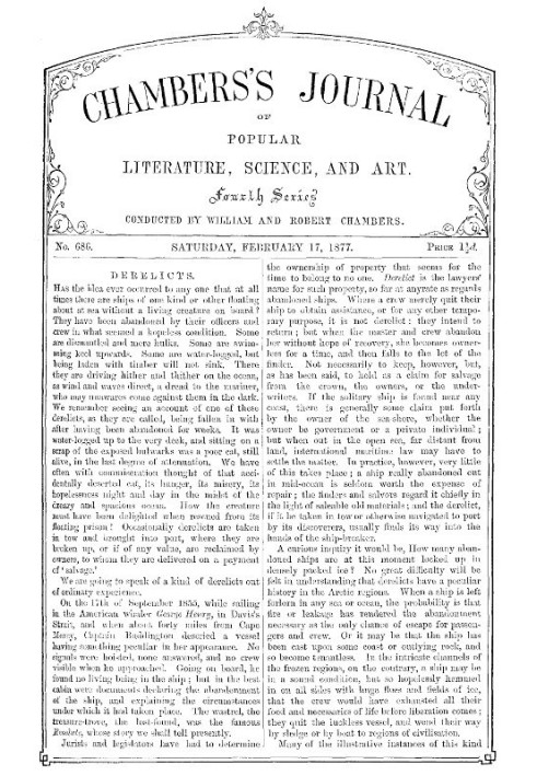 Chambers's Journal of Popular Literature, Science, and Art, No. 686 February 17, 1877