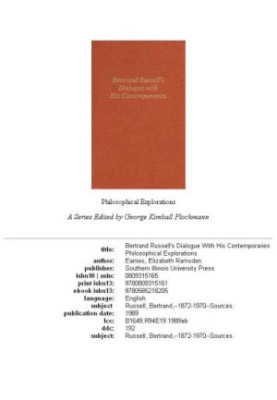 Bertrand Russell's dialogue with his contemporaries
