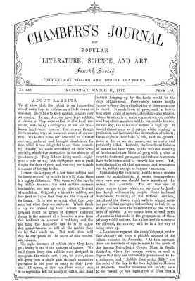 Журнал популярной литературы, науки и искусства Чемберса, № 689, 10 марта 1877 г.