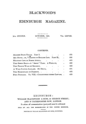 Эдинбургский журнал Blackwood, Vol. 68, № 420, октябрь 1850 г.