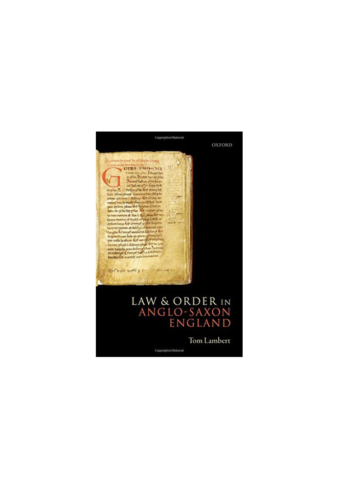 Law and order in Anglo-Saxon England