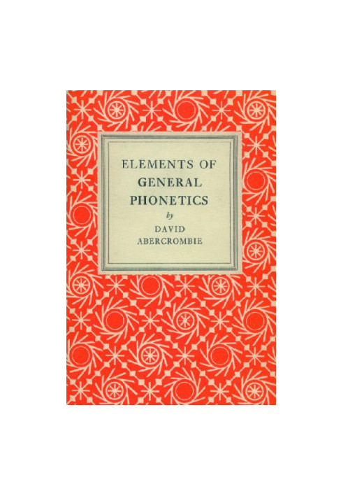 Elements of General Phonetics