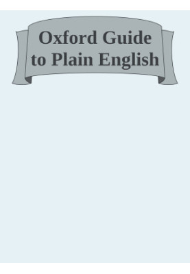 Oxford Guide to Plain English