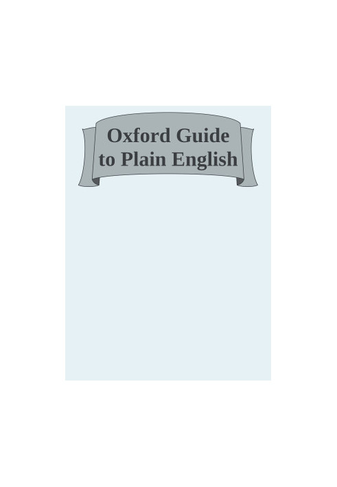 Oxford Guide to Plain English