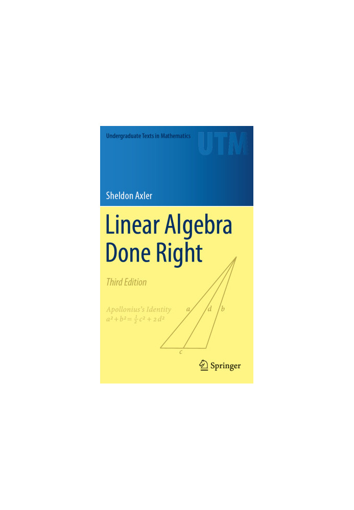 Linear Algebra Done Right, Third Edition