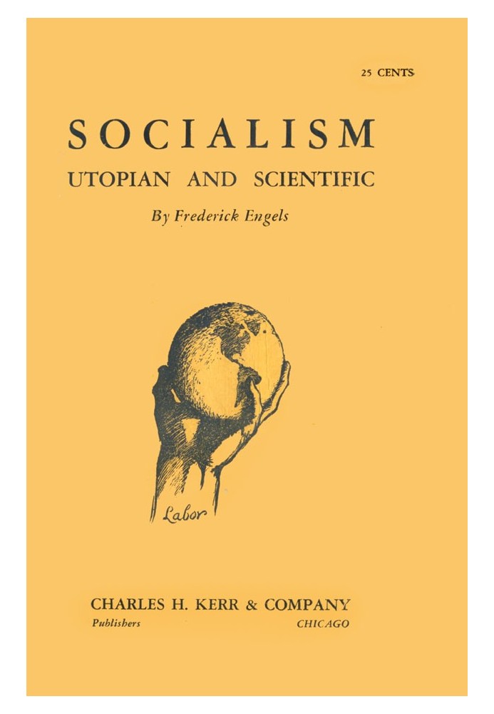 Socialism, Utopian and Scientific