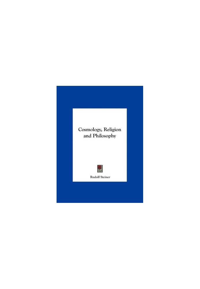 Cosmology Religion and Philosophy