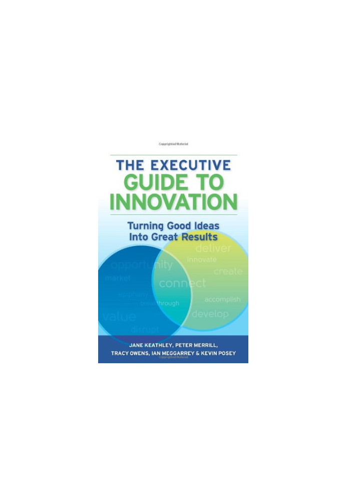 The executive guide to innovation : turning good ideas into great results