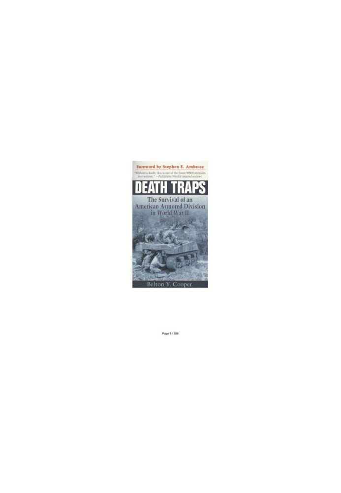 Death traps : the survival of an American armored division in World War II