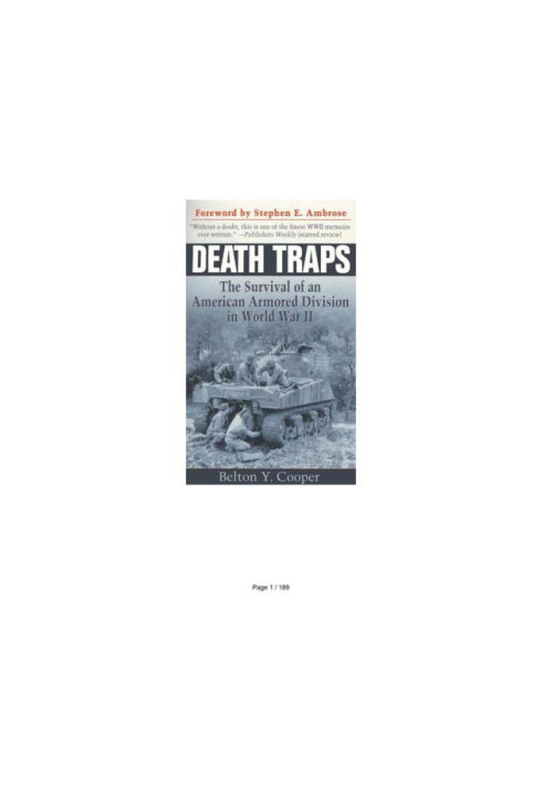 Death traps : the survival of an American armored division in World War II