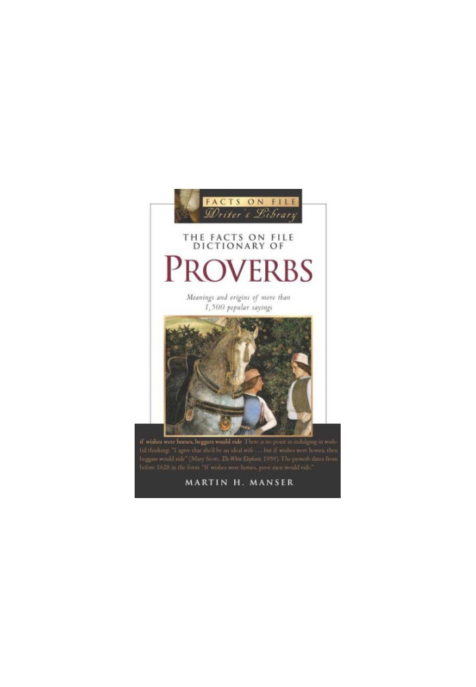 The Facts on File Dictionary of Proverbs