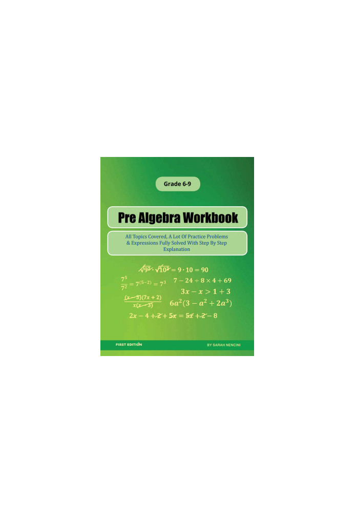 Pre Algebra Workbook