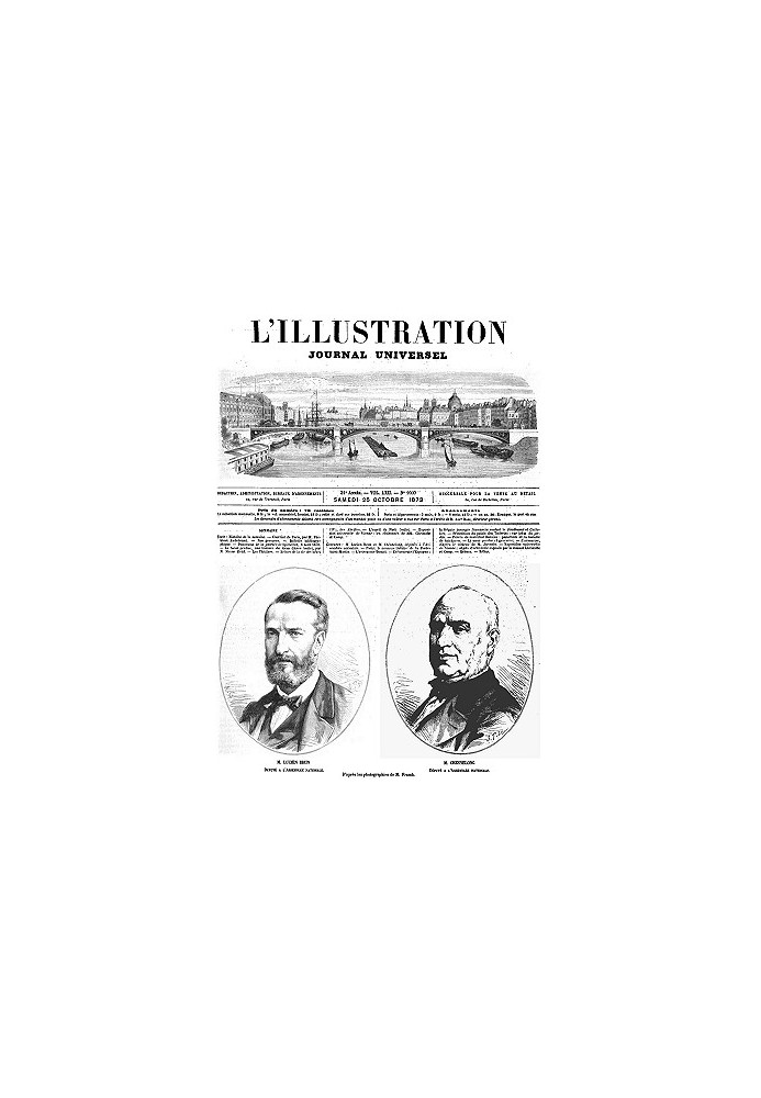 L'Illustration, No. 1600, October 25, 1873