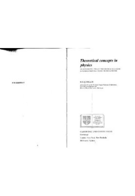 Theoretical concepts in physics: an alternative view of theoretical reasoning in physics for final-year undergraduates