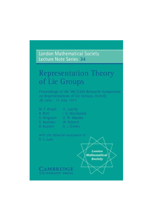 Representation Theory of Lie Groups