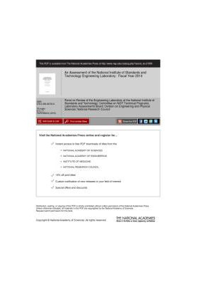An Assessment of the National Institute of Standards and Technology Engineering Laboratory: Fiscal Year 2014