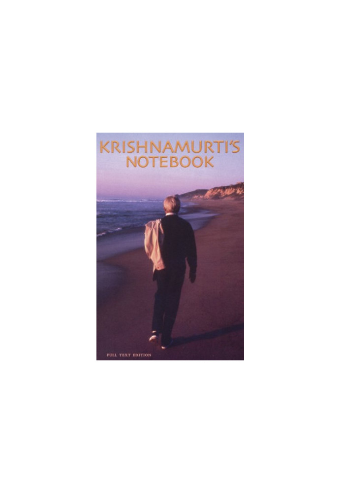 Krishnamurti's Notebook