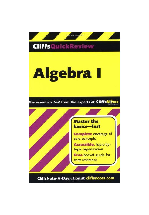 Algebra I (Cliffs Quick Review)