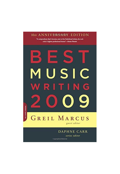 Best music writing 2009
