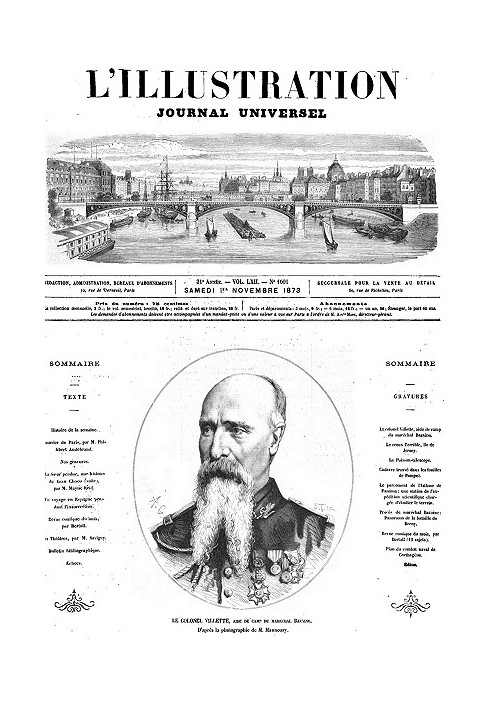 L'Illustration, № 1601, 1 ноября 1873 г.