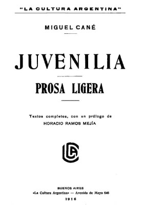 Juvenilla; light prose