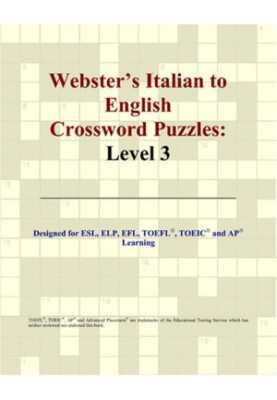 Webster's Italian to English Crossword Puzzles: Level 3