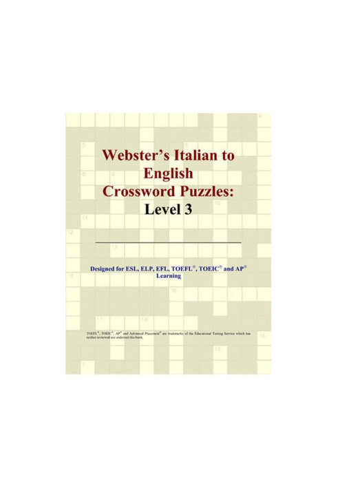Webster's Italian to English Crossword Puzzles: Level 3