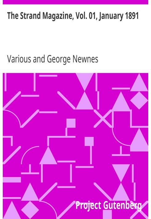 Журнал Strand, Vol. 01 січня 1891 р. Ілюстрований місячник