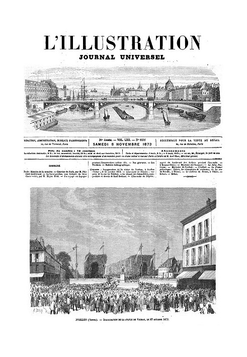 L'Illustration, № 1602, 8 листопада 1873 р