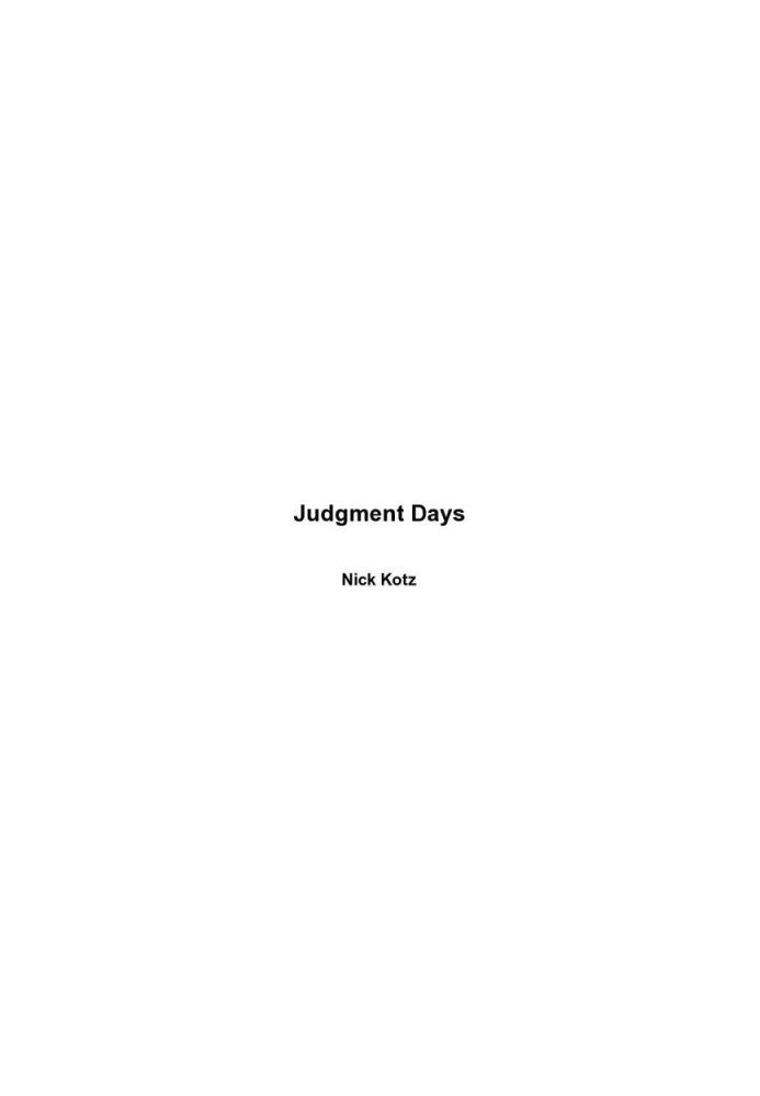 Judgment Days: Lyndon Baines Johnson, Martin Luther King Jr., and the Laws That Changed America