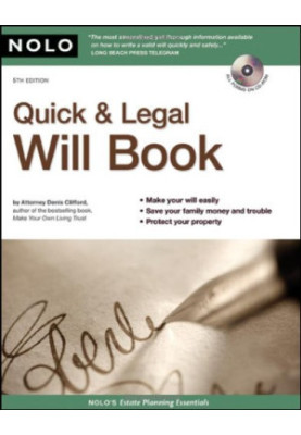 Quick & Legal Will Book, 5th edition