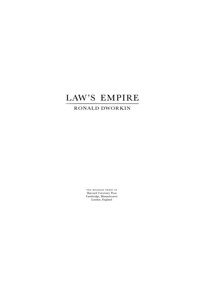 Law's Empire