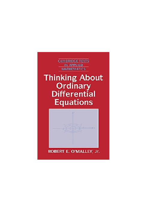 Thinking about Ordinary Differential Equations