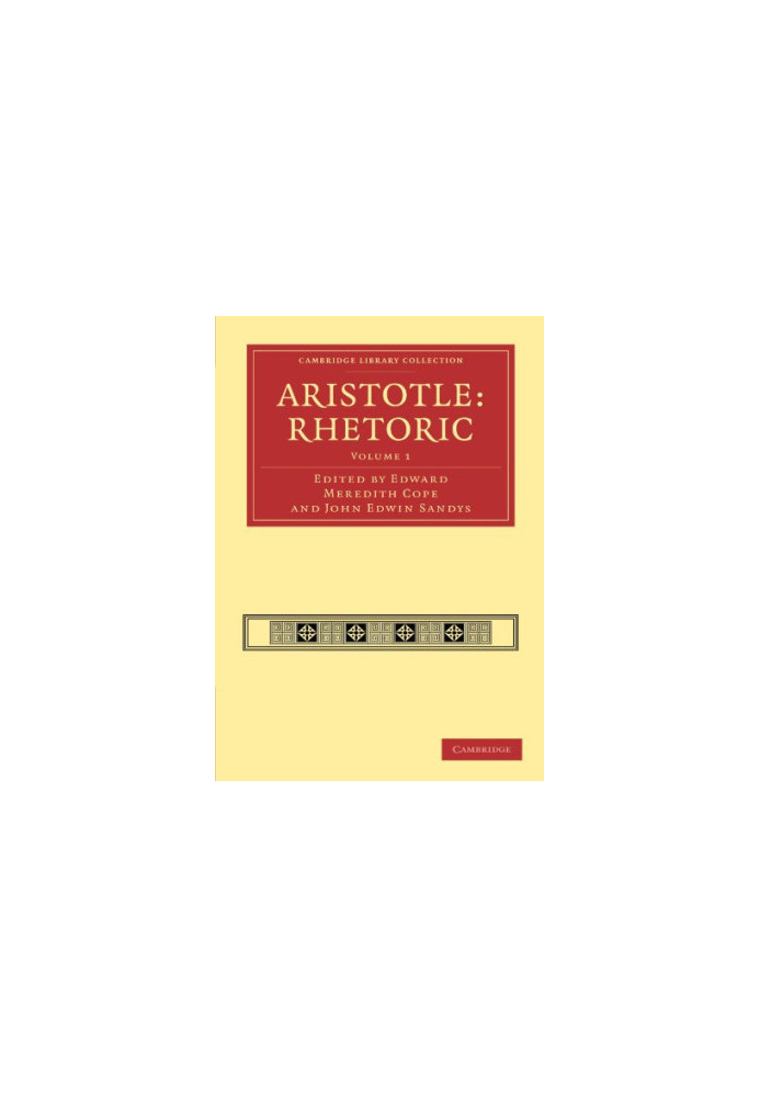 Aristotle: Rhetoric