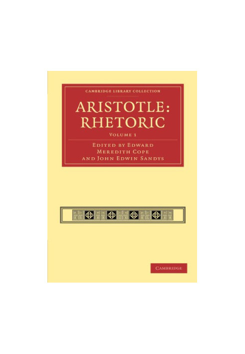 Aristotle: Rhetoric