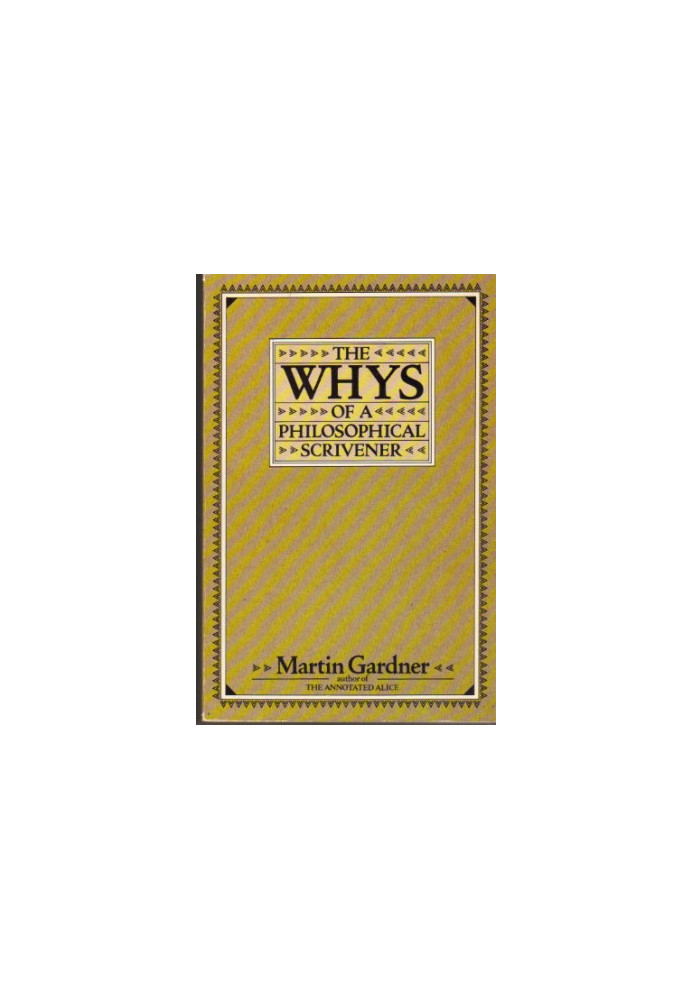 The Whys of a Philosophical Scrivener