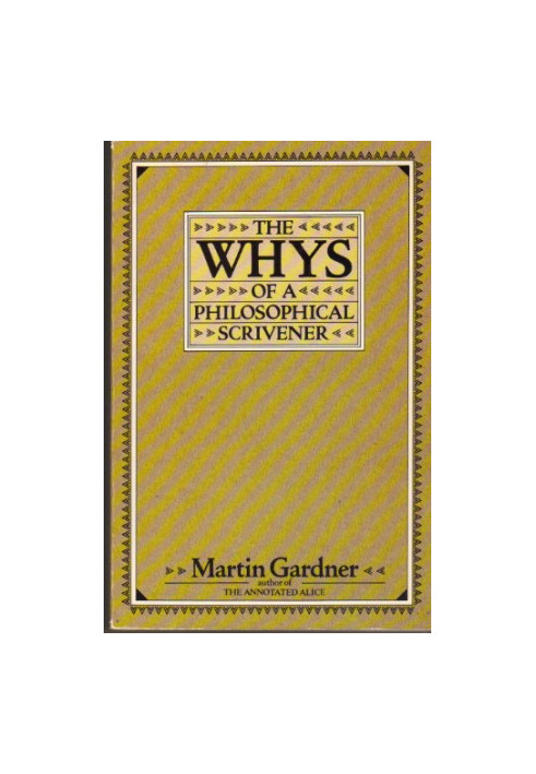 The Whys of a Philosophical Scrivener