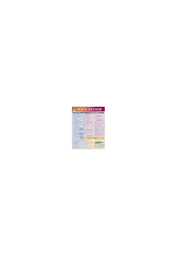 Math Review (QuickStudy Academic)
